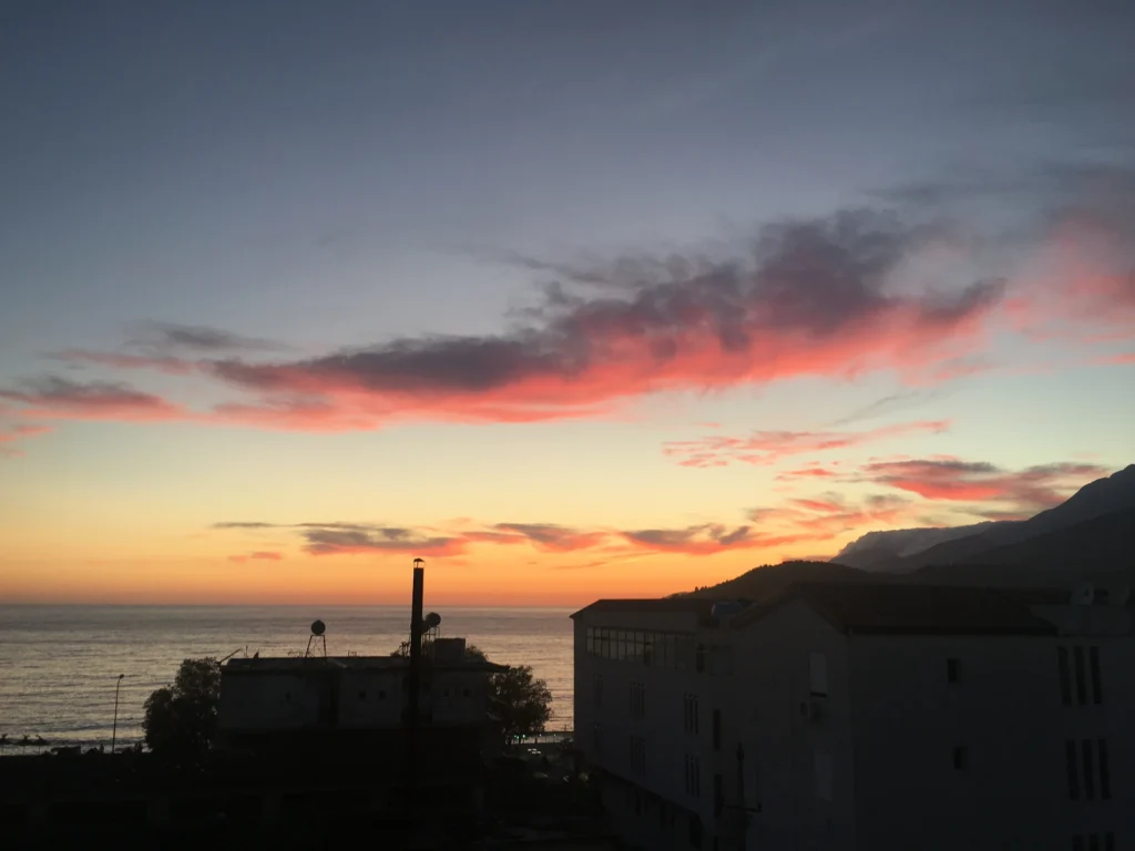 An incredible Himare sunset